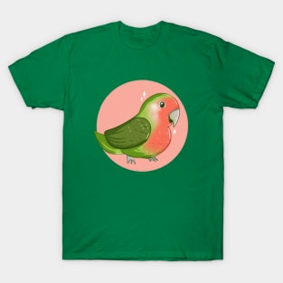 Cute Rosy-faced Lovebird T-Shirt